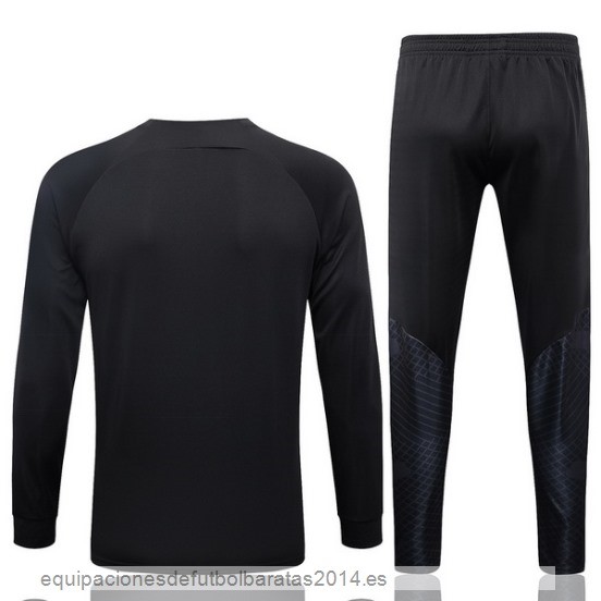 Nuevo Conjunto Completo Ropa Deportiva Con Cremallera Larga Niños Paris Saint Germain 23/24 Negro Baratas